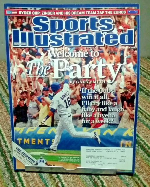 Sports Illustrated September 2008 Chicago Cubs plus Dallas Cowboys Ryder Cup