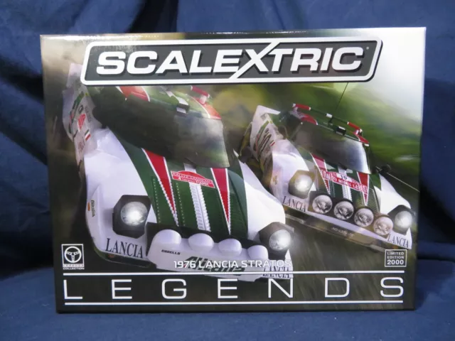 New Scalextric C3894A 1976 Lancia Stratos Twin Pack Legend set. READ DESCRIPTION