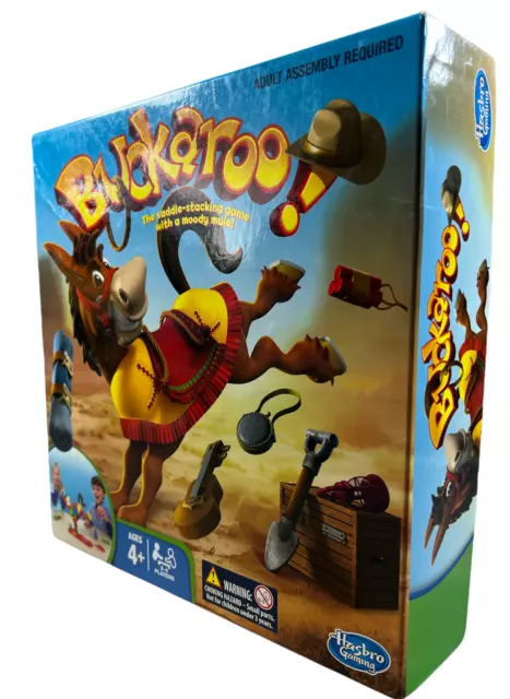 BUCKAROO! by Hasbro Gaming 'The Saddle-Stacking Game!' 2014 Edition  ~  Complete 3