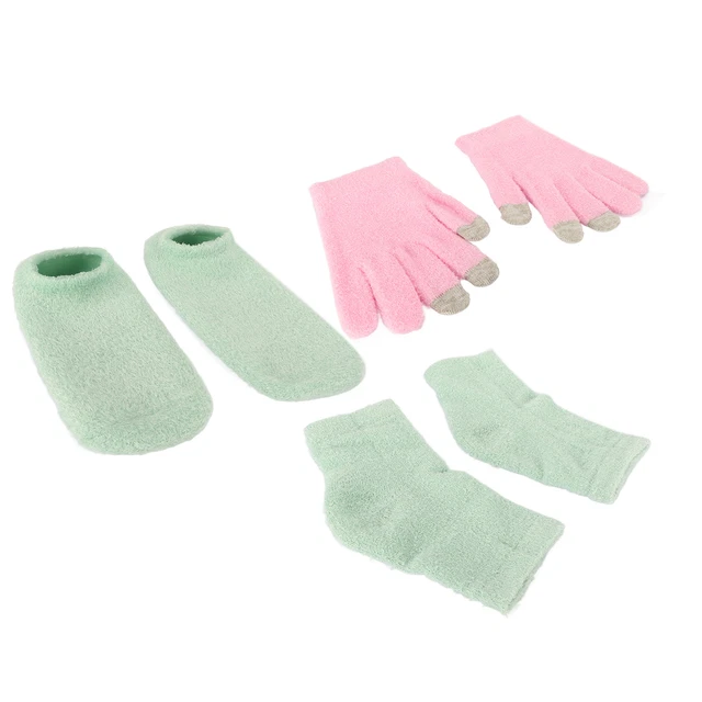 Hydrating Toeless Sock Touch Screen Moisturizing Gel Lotion Sock Set HG5