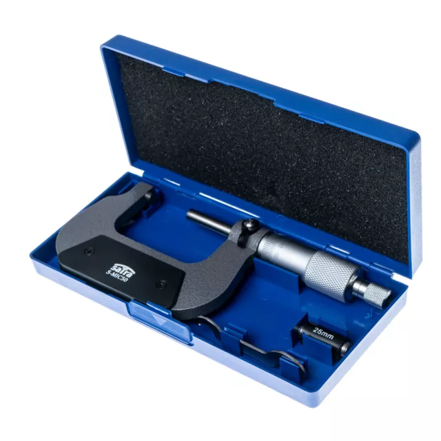 Mikrometer Bügelmessschraube 25-50 mm Mikrometerschraube Messschraube Micrometer