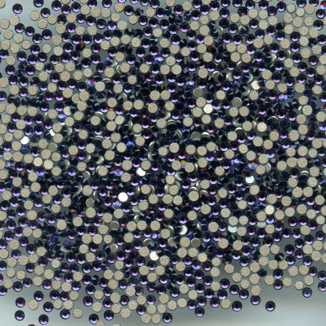 2028 SS5 PV *** 24 STRASS SWAROVSKI FOND PLAT 1,85mm PURPLE VELVET F