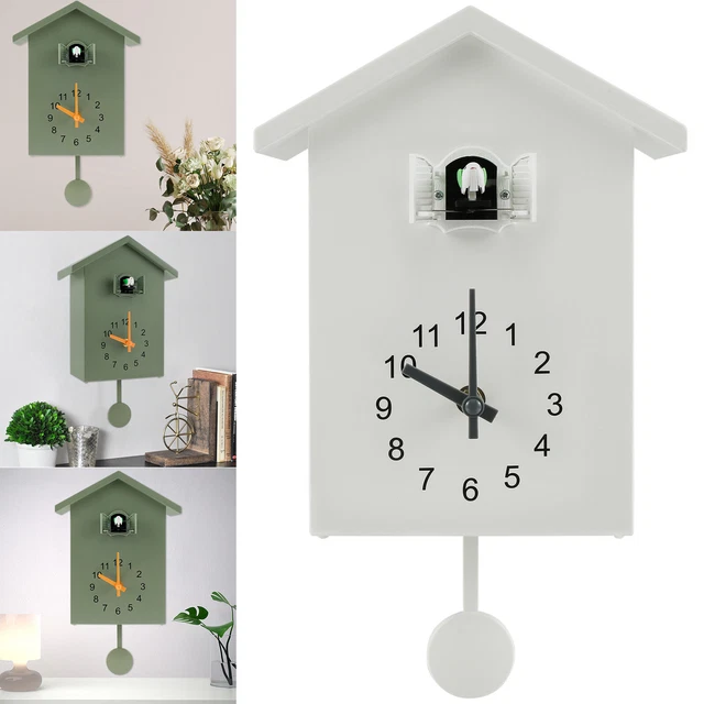CUCKOO CLOCK WITH Chimer Minimalist Cuckoo Sound Clock with Pendulum