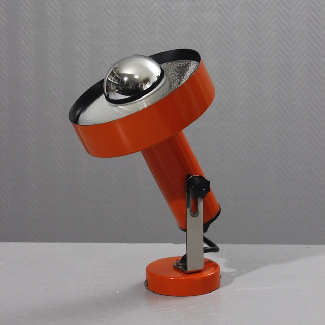 Spot applique orientable en métal brun vintage