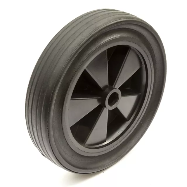 Heavy Duty 12 Inch Plastic Wheel Solid Tyre Fits Belle Minimix 140 Cement Mixer