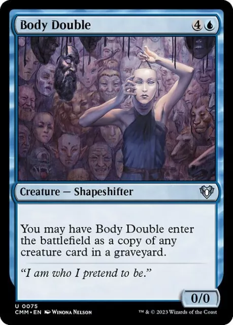 Mtg Body Double Foil Exc - Controfigura 75 - Cmm - Magic