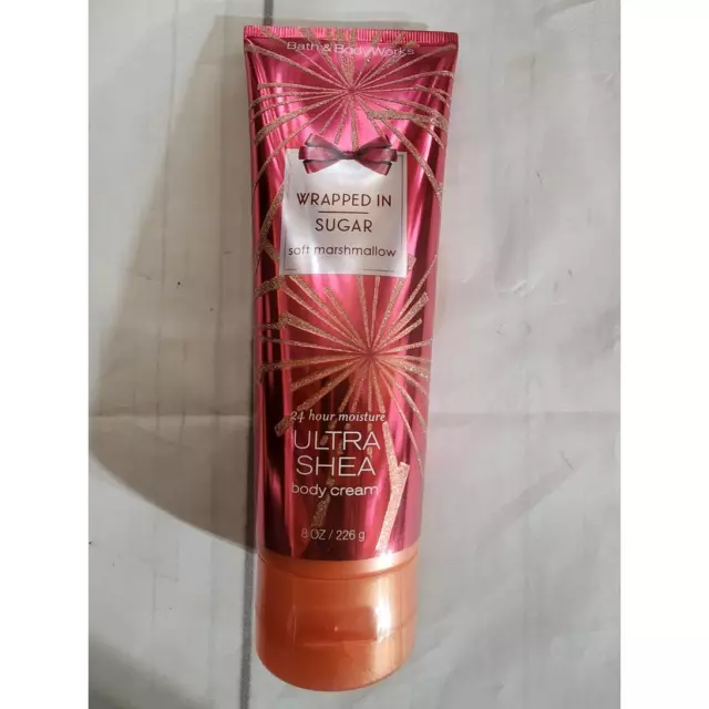NEW! Bath & Body Works Wrapped in Sugar Soft Marshmallow Body Care Cream Lotion