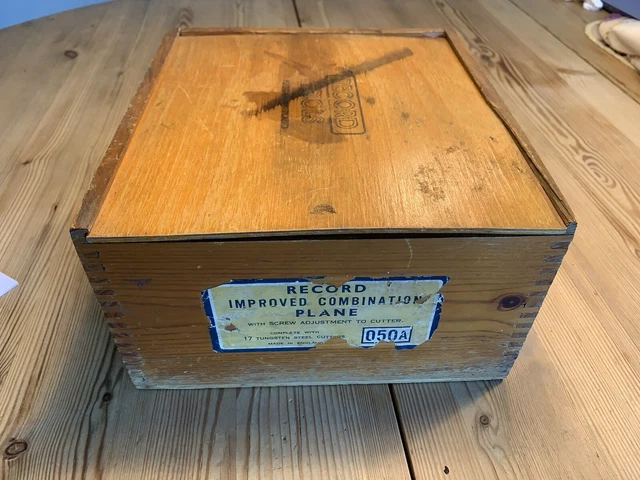 Complete Vintage Record No 050A Improved Combination Plough Plane - REDUCED!