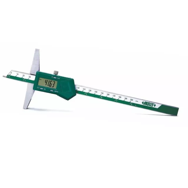 Insize 1143-200A Digital Point Depth Gage Range 0-200mm/0-8"