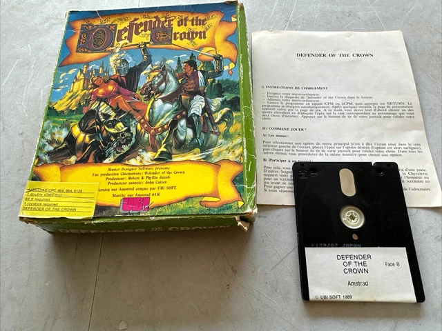 Compilation De 4 Jeux Amstrad CPC - Disquette Double Action - Occasion