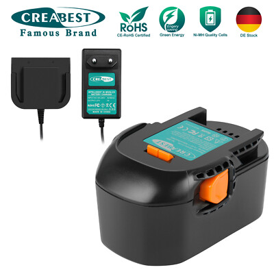 2X 14.4V 3AH NiMH Batteria per AEG B1415R B1414G BSB 14 STXN BBM 14 STX-R L1414R 