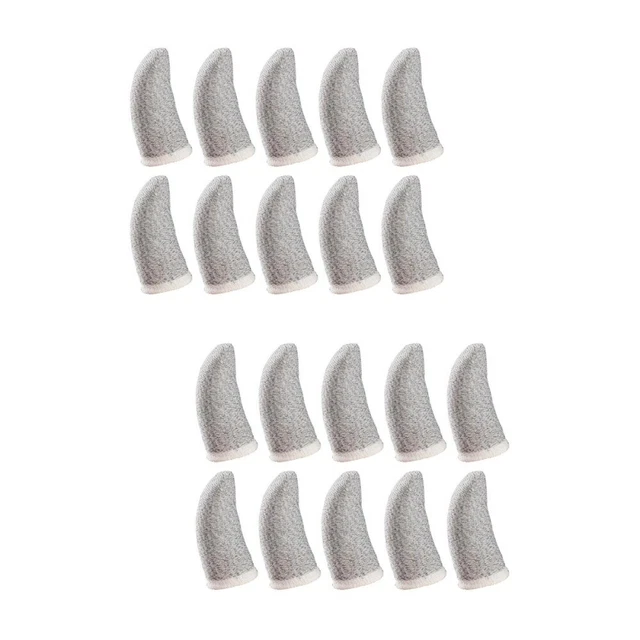 20 pz comò gioco fingerling fibra argento bianco cameretta bambini dita
