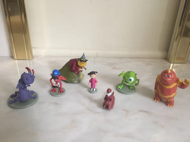 DISNEY PIXAR MONSTERS Inc Figure Bundle - Randall Boggs & Roz Slug Etc ...