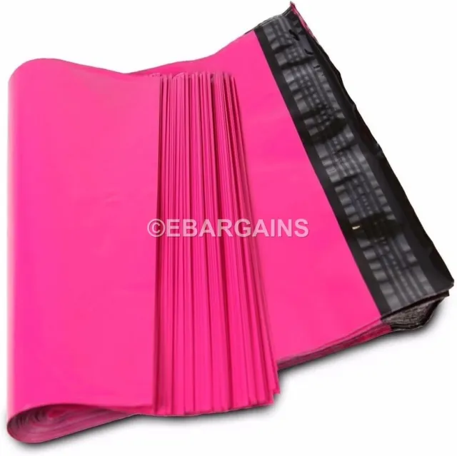 Postal Mailing Bags Pink Coloured Self Seal Shipping Bags Small Medium Large