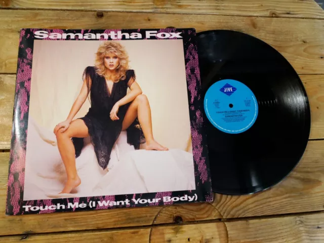 Samantha Fox Touch Me No Lp Maxi 45T Vinyle Ex Cover Ex Original 1986