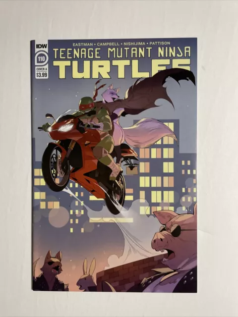 Teenage Mutant Ninja Turtles #110 (2020) 9.4 NM IDW Preview Of Last Ronin Comic