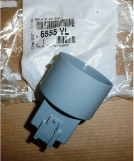 Relais De Ventilateur 5 Broches 9620725080 - Compatible Peugeot Citroën C5, C6, 406, 307 (2010-2024) - Métal Et ABS