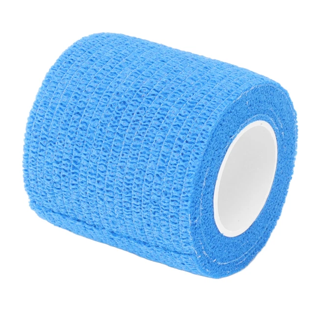 (Blu) bendaggio zoccolo mucca benda elastica animale traspirante 4,5 m per