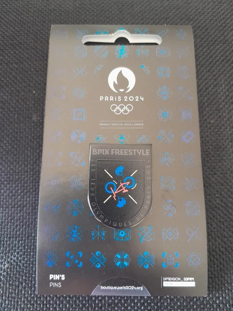 Pin's JO Paris 2024 - Pictogramme Escrime - Neuf - Édition Officielle