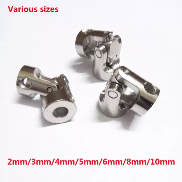 2/3/4/5/6/8/10mm Motor Shaft Coupler connector Universal Joint Coupling For DIY