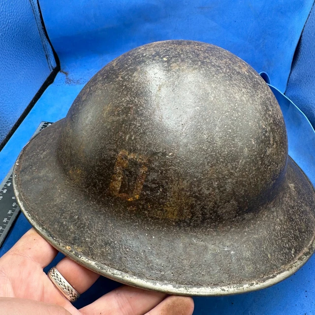 British Army Mk2 Brodie Helm - Original 2. Weltkrieg Kampfhelm
