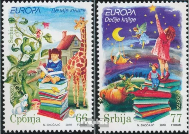 Serbia 352-353 (completa edizione) MNH 2010 Libri per bambini