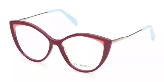 Emilio Pucci EP 5159 068 Red Cat Eye Plastic Optical Eyeglasses Frame 54-14-140