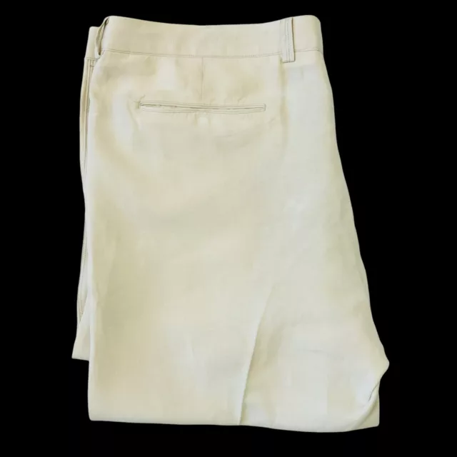 TOMMY BAHAMA RELAX‎ED Linen Silk Pants 42 x 30 Cream $46.97 - PicClick