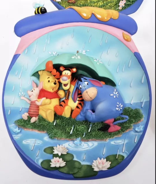 12 Limited Edition Braford Exchange Winnie The Pooh 3D Plates 2