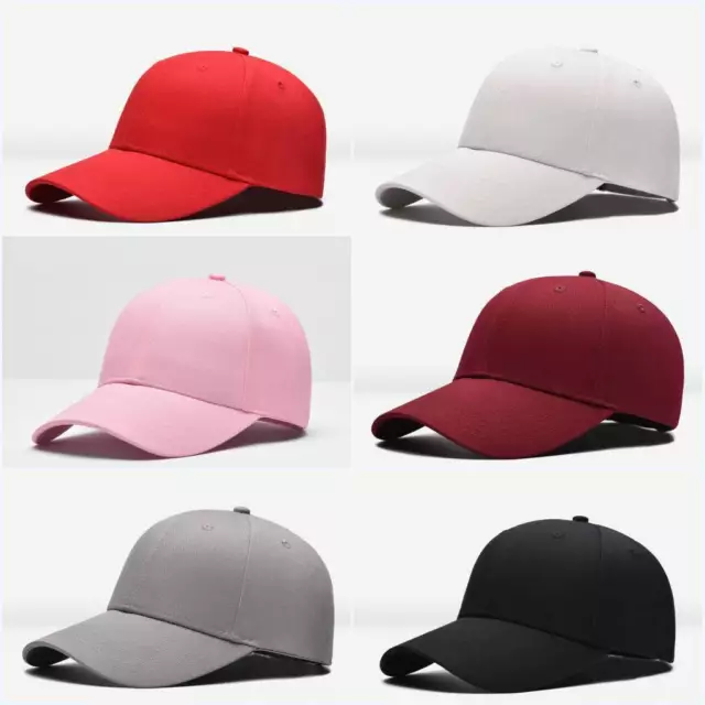 Damen Herren Mode Schirmmütze Sport Mütze kappe Basecap Cappy Golf Baseball Cap 3