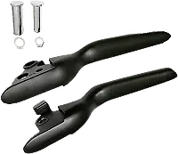 Harddrive Matte Black Custom LSR Lever Set Pair Harley Sport Glide FL 2018-2021