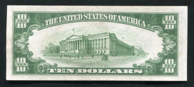 Fr. 2309 1934-A $10 Ten Dollars “North Africa” Silver Certificate Extremely Fine 2