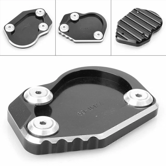 Kickstand Side Stand Pad Extension Plate Fit BMW R NINE T 2014-2018 Black