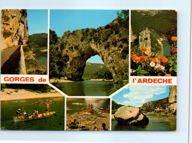 Postcard - Gorges de l'Ardèche - France