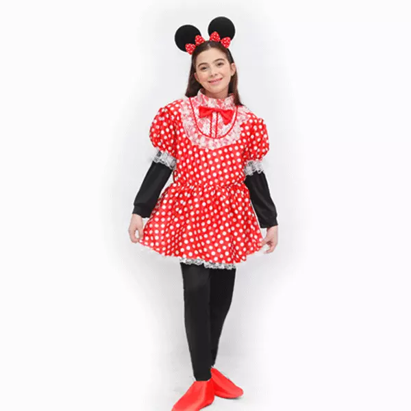 MINNIE TOPOLINA COSTUME CARNEVALE TOPOLETTA bambina tg. 9/10 anni PEGASUS  EUR 18,25 - PicClick IT