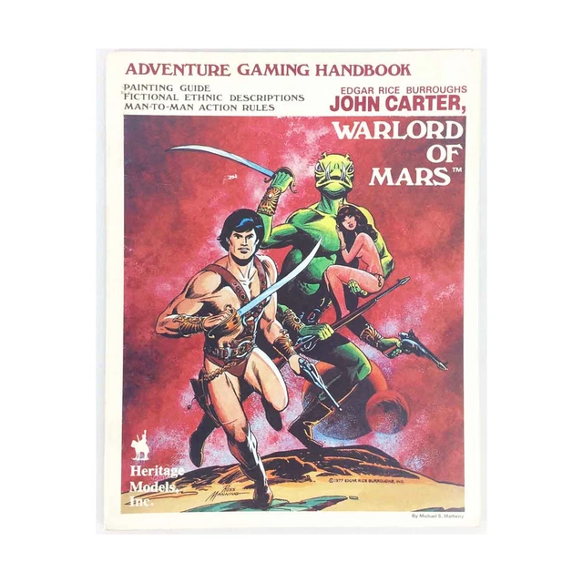 Heritage USA Historical Mini Rules  John Carter - Warlord of Mars (Color E VG+