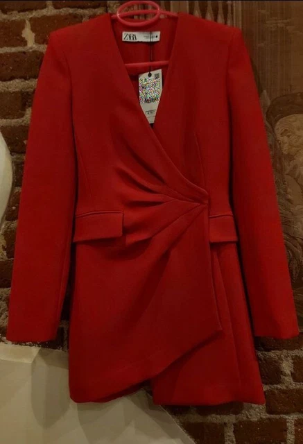 Blazer Dress Vestido Blazer Satinado Zara Vestido De Satinado