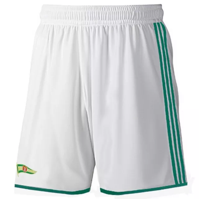 Lechia Gdansk White Home Football Shorts 2012/13 BNWT Adidas UK 34" M