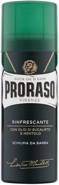 Proraso Green Refresh Rasierschaum, 50 ml