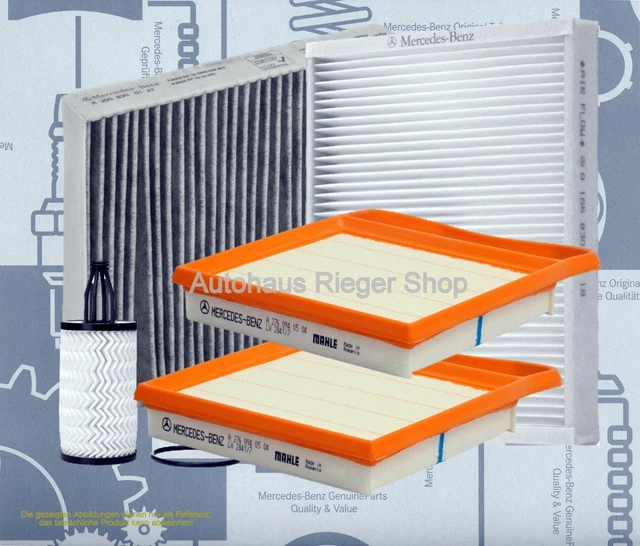 Carbonfaser Türgriffverkleidung Für Mercedes C/E-Klasse & GLC - 4-teiliges Set