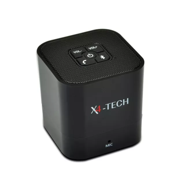 X4-TECH BoomStar BT NFC X Bluetooth Lautsprecher mit NFC und Akku schwarz Neu