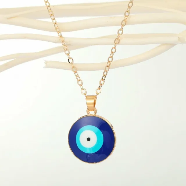Lucky Evil Eye Necklace Turkish Blue Eye Pendant Clavicle Women Jewelry Gifts