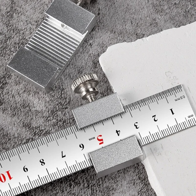 Measuring Block Ruler RELIABLE RULER STOPS Ruler Block For Detailed Measurement In Various ...