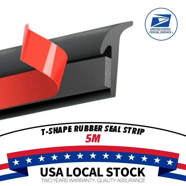 3X5M For Chevrolet T Type Rubber Car Weather Draft Moulding Seal Strip Edge Trim