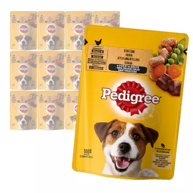 Pedigree Aliment Humide Pour Chiens Adultes Poulet En Sauce