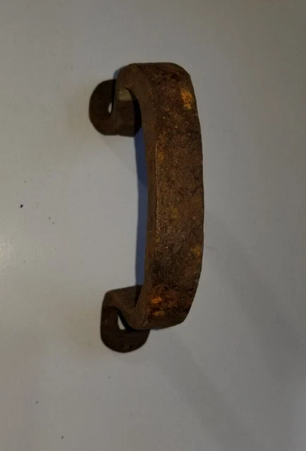 Vintage Heavy Duty Metal Door Handle Barn Door Pull Shed Primitive Farm Opener 2