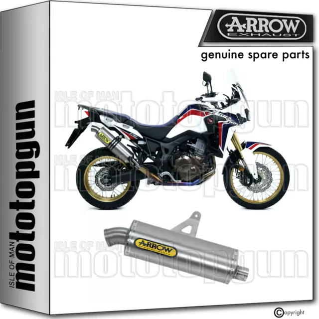 Arrow Exhaust Ok Maxi Race-Tech Aluminium Honda Crf 1000 L Africa Twin 2017 17