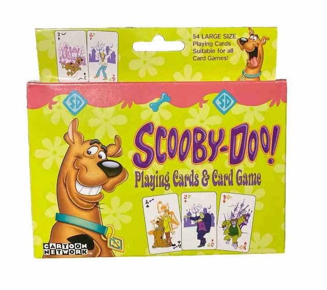 VINTAGE RARE 2001 SCOOBY DOO Large Playing Cards Bicycle NEW Cartoon ...