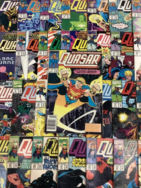 Quasar #1-50 Comic Book Lot Greg Capullo Tod Mcfarlane Mike Mignola Jim Lee Art