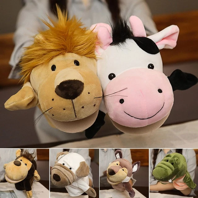 Soft Hand Puppets Interactive Baby Educational Toys Cute Animal Doll  Kids
